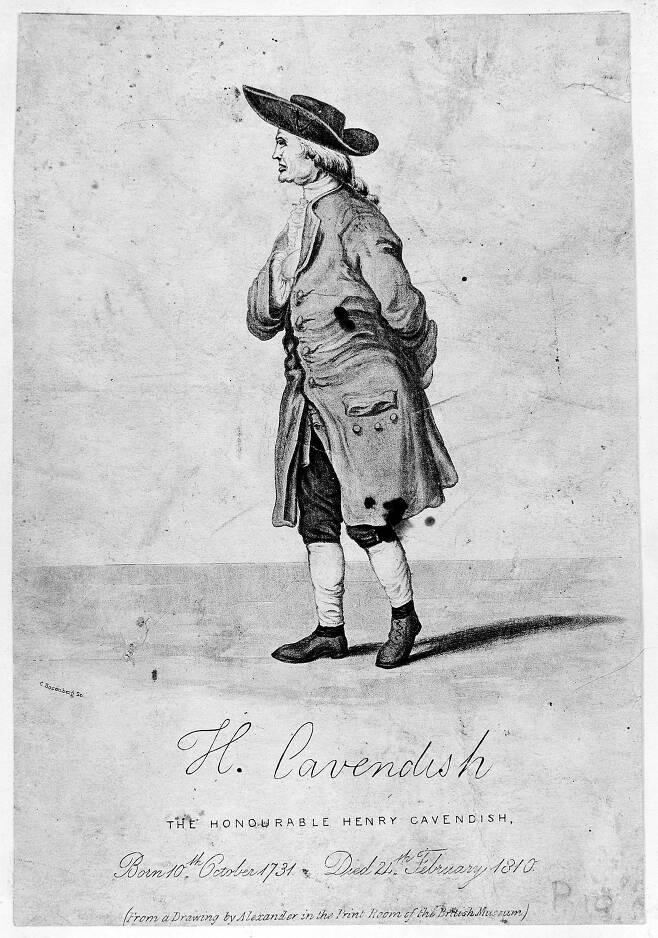 200년 전 최초로 지구의 무게를 달았던 헨리 캐번디시(1731-1810).