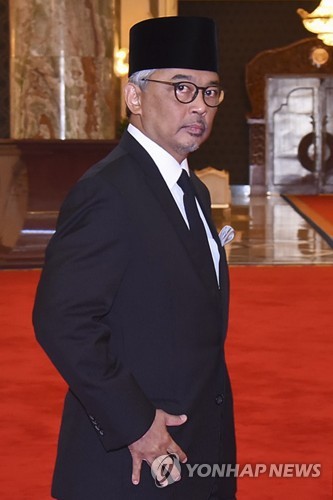 2019년 1월 24일 말레이시아의 차기 국왕으로 선출된 파항 주의 술탄 압둘라 이브니 술탄 아흐맛 샤(60). [EPA=연합뉴스]