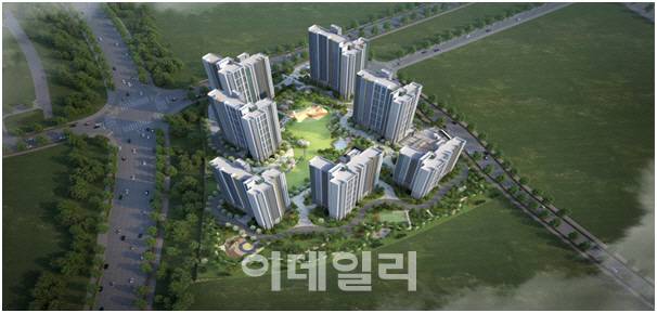 대우건설 ‘운정신도시파크푸르지오’ 조감도. 대우건설 제공.