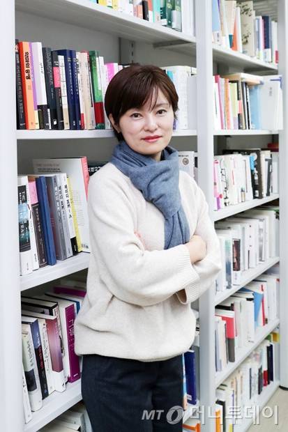 '제3회 한국과학문학상' 중단편 부문에서 소설 '소년시절'로 가작에 당선된 길상효 작가. /사진=김창현 기자