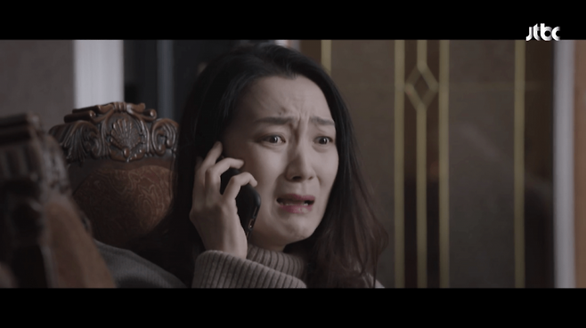 ▲ 세리 이모(김주령). 제공|JTBC 'SKY캐슬' 캡처