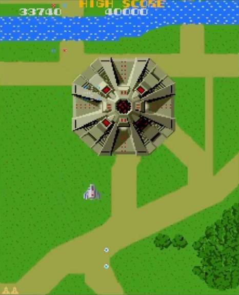 (남코의 제비우스는 슈팅 게임에 파란을 일으킨 역사적 게임 중 하나다)