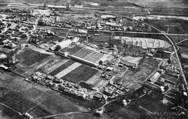 1930년께 경기 시흥군 영등포리 경성방직 공장.