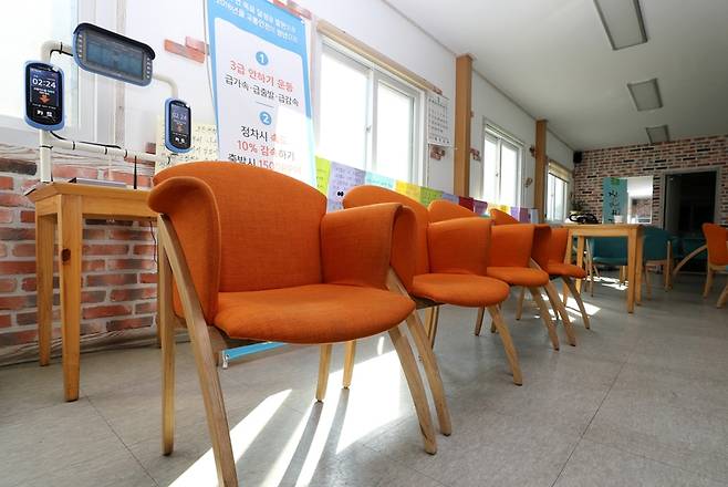 협동조합형 노동자자주관리기업 우진교통의 제2차고지에 마련된 승무원 휴게실 모습. 청주/강재훈 선임기자 khan@hani.co.kr