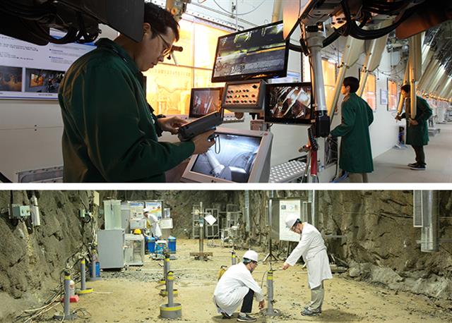 사용후 핵연료 지하연구시설.한국원자력연구원 제공