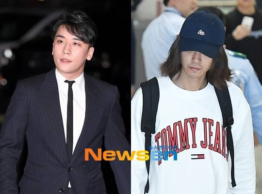 왼쪽부터 승리 정준영