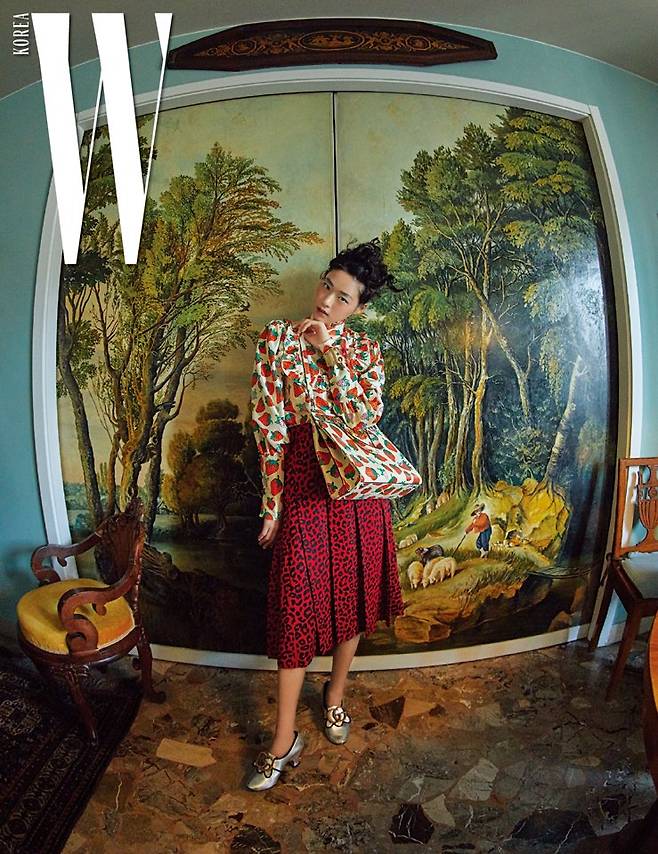 그룹 AOA 설현/사진제공=더블유코리아, 구찌