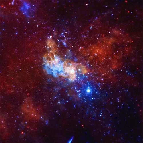 찬드라 X선 망원경으로 포착한 우리은하 중앙 이미지 [NASA/CXC/MIT/F.K. 바가노프 제공]