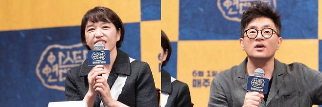 ‘아스달연대기’ 김영현 박상연 작가. 사진제공 tvN