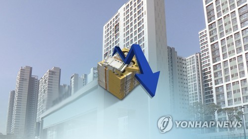 서울 아파트값 30주 연속 하락…낙폭은 7개월 만에 최저 (CG) [연합뉴스TV 제공]