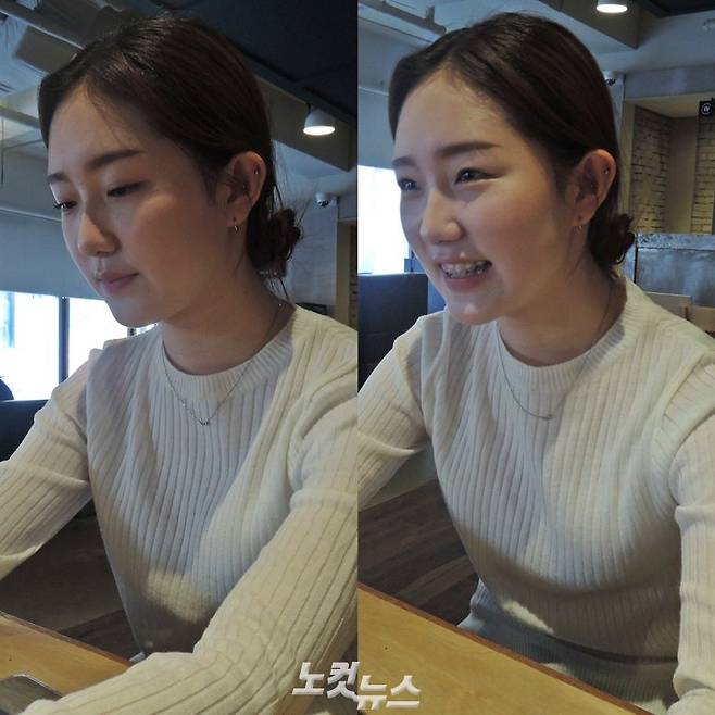 '선아의 방', '변성기', '그녀의 욕조' 등 주로 단편영화에 출연하다가 '보희와 녹양'으로 장편영화에 데뷔한 배우 김주아 (사진=KT&G 상상마당 측 촬영)