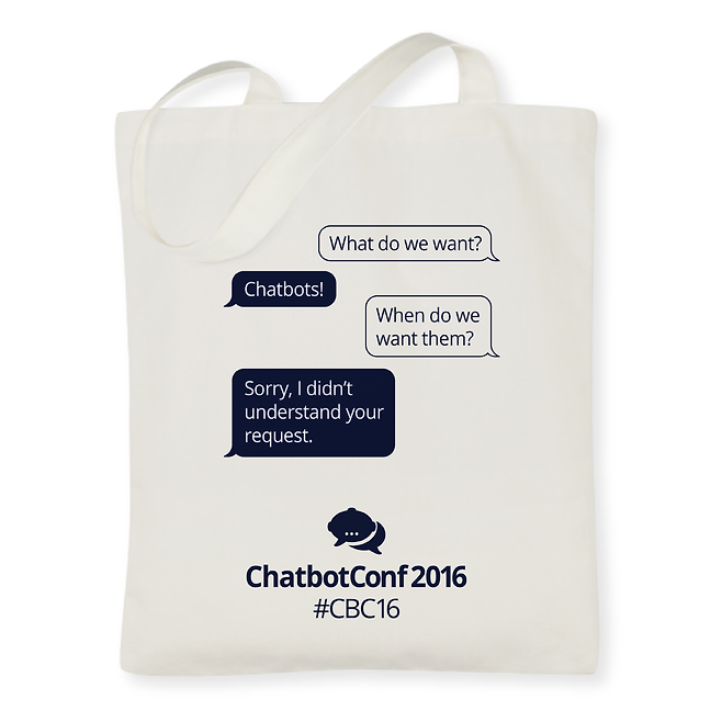 2016 Chatbot Conf 기념 에코백 재구성, 제공: 스켈터랩스