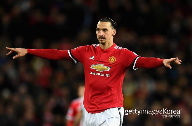 맨체스터 유나이티드 시절 즐라탄 이브라히모비치. 게티이미지코리아