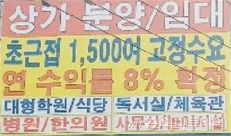 중요정보고시를 지키지 않은 수익형 부동산 광고 사례 /사진제공=공정거래위원회