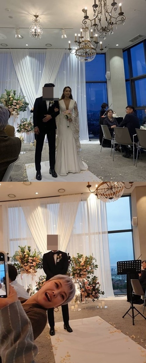 가수 채리나가 안무가 배윤정의 결혼을 축하했다. 사진=채리나 인스타그램