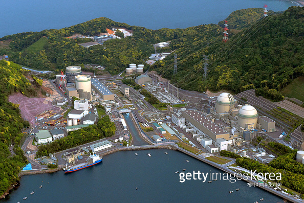 2017년 5월 촬영된 일본 후쿠이현 다카하마 원전 모습. 게티이미지코리아