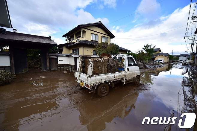 일본 태풍 피해. <자료사진> © AFP=뉴스1