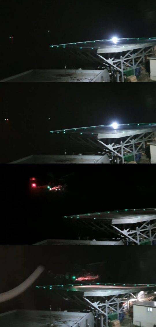 KBS가 공개한 독도 헬기 추락사고 관련 영상. /사진제공=KBS