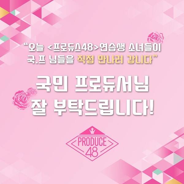 ▲ 국민프로듀서의 투표로 데뷔조가 선발되는 취지의 프로그램 '프로듀스101' 시리즈. '프로듀스48'이 첫 공개를 앞두고 알린 예고 이미지. 제공l엠넷