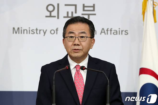 김인철 외교부 대변인2019.8.27/뉴스1 © News1 박세연 기자