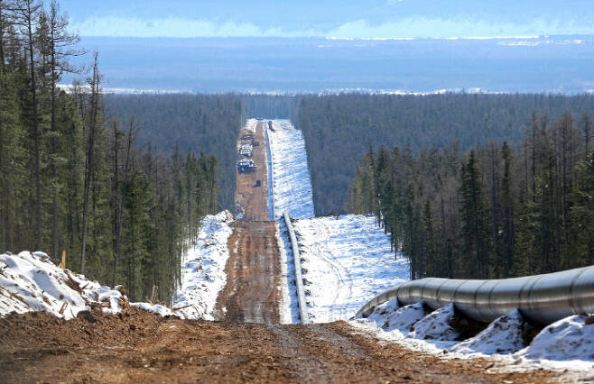 러시아와 중국을 잇는 ‘시베리아의 힘’ 가스관이 2일 개통된다. 가스프롬