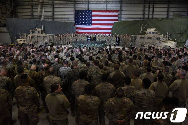 아프가니스탄에 주둔 중인 미군 © AFP=뉴스1