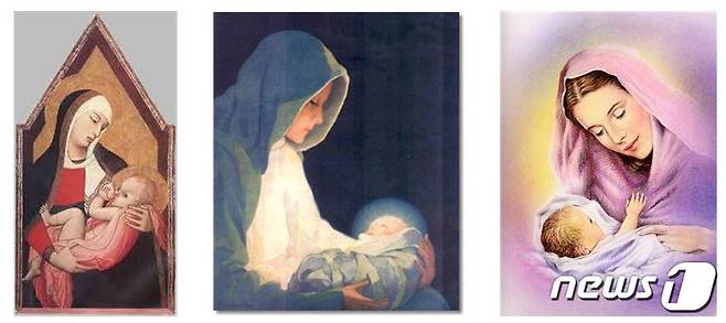 ‘성모마리아와 아기예수’ 관련 그림 /© News1