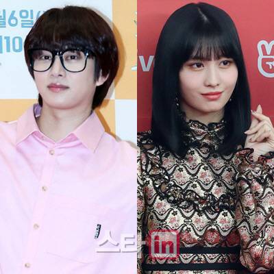 김희철(왼) 모모(사진=이데일리DB)