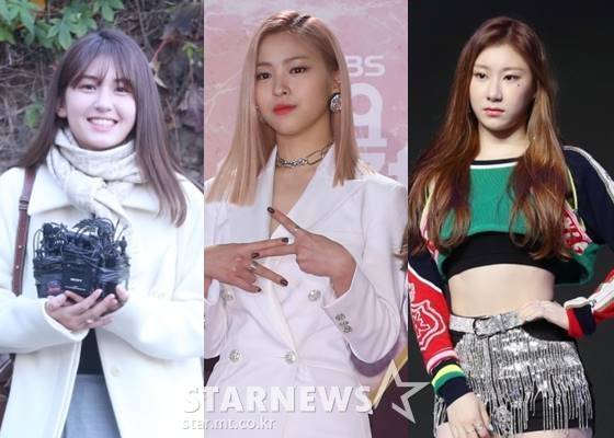 전소미, ITZY 류진, 채령/사진=스타뉴스