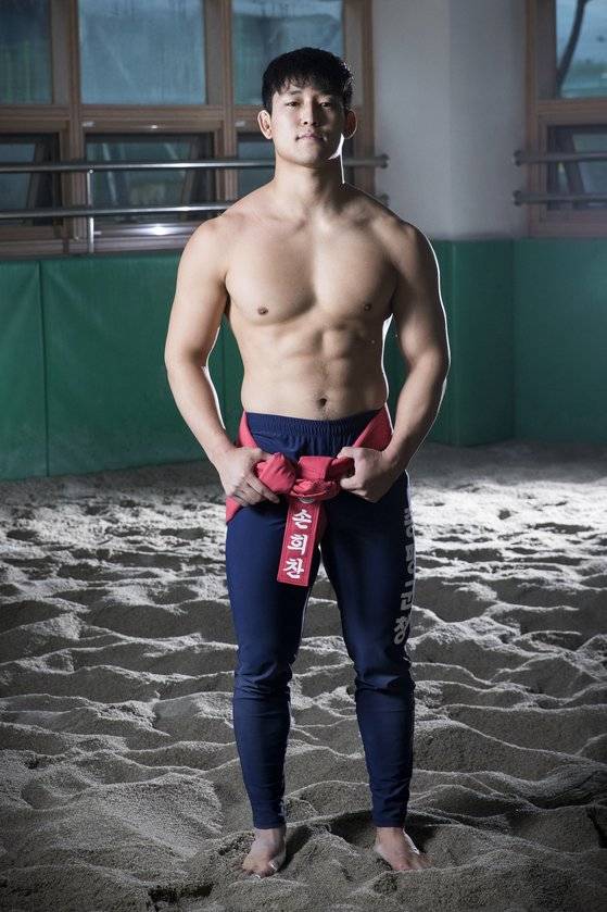 손희찬 선수는 바르게 생활한 선수로 기억되고 싶다고 했다. 장진영 기자