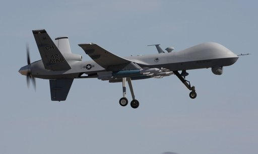미군 MQ-9 리퍼 무인기가 훈련을 위해 비행하고 있다. 세계일보 자료사진