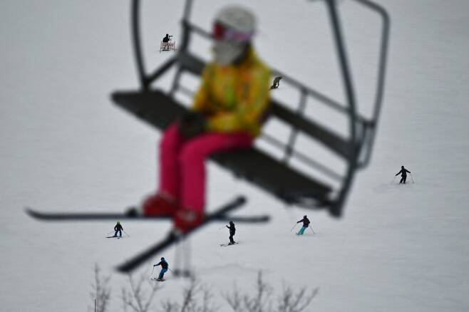 일본 나가노현의 하쿠바 스키장. /사진=AFP