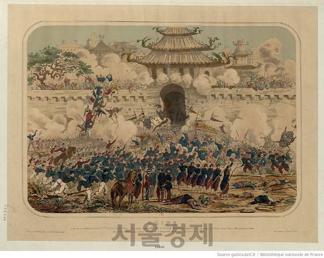 애로호사건으로 불리는 제2차 아편전쟁.