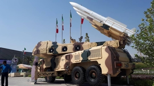 미국 드론을 격추한 이란의 대공 미사일 '세봄 호르다드' [테헤란=연합뉴스자료사진]
