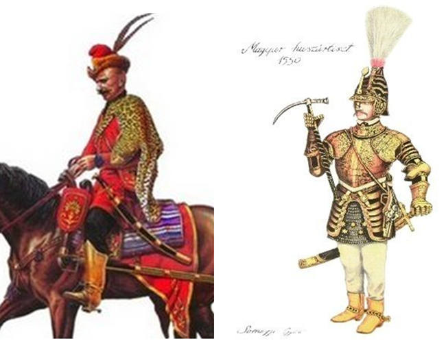 16세기 헝가리 경기병대 장교 복장 상상도 /사진=ⓒmilitar.org.ua