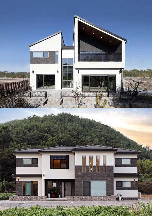 진주 충무공동 모델하우스(위), 남해 주택(아래)/사진제공=하우스톡