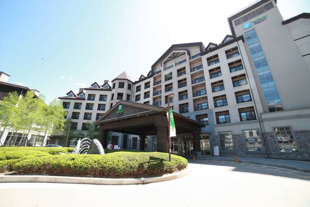 ▲홀리데이인 리조트 호텔 전경. ⓒ알펜시아 리조트