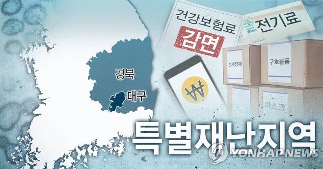 대구 · 경북(TK) 지역 특별재난지역 선포 (PG) [장현경 제작] 일러스트