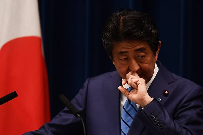 아베 신조 일본 총리. (사진=AFPBBNews)