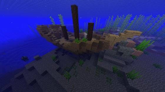 주로 바다에 생성되는 난파선을 탐험하면 보물이 담긴 상자를 발견할 수 있다. 보급품이나 지도가 들어있기도 한다.