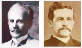 언더우드와 아펜젤러 1885년 한국에 들어와 장로교와 감리교를 각각 전파한 호러스 그랜트 언더우드(왼쪽)와 헨리 거하드 아펜젤러 선교사.
