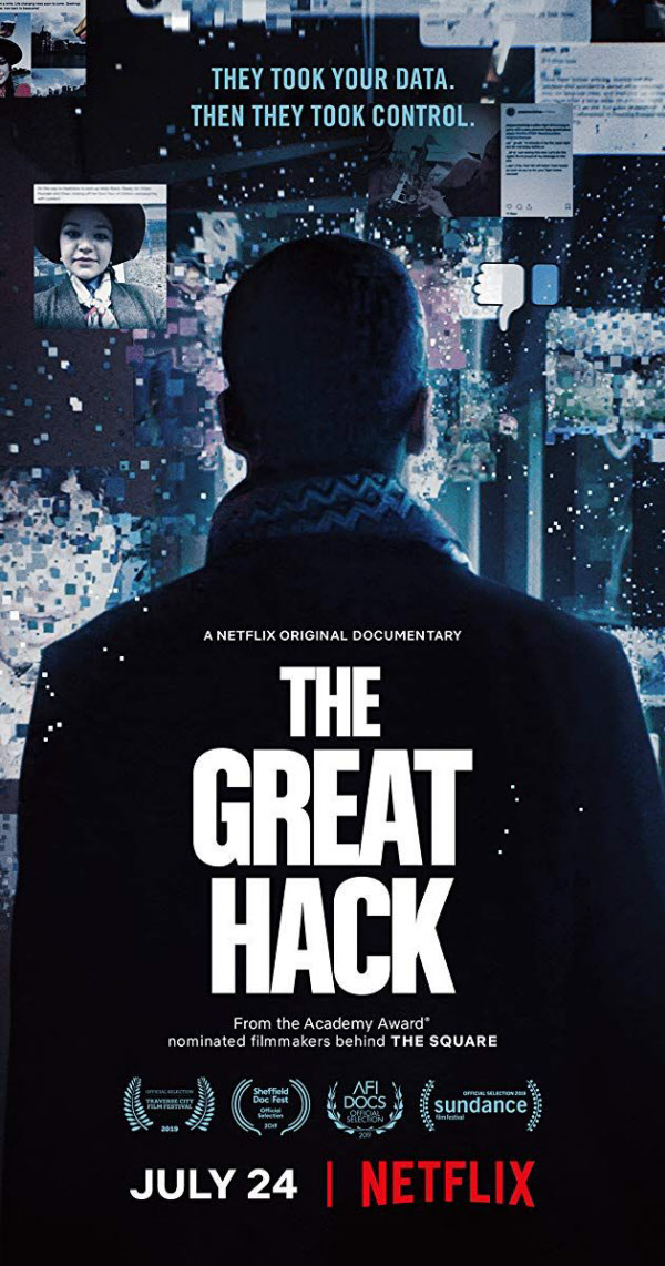 /넷플릭스 넷플릭스 다큐멘터리 '거대한 해킹'포스터.