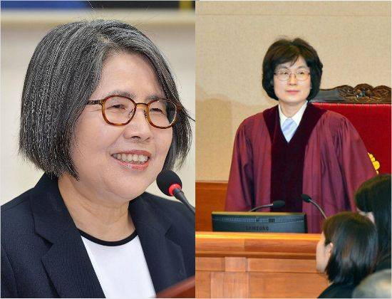 김영란(64·사법연수원 11기) 전 대법관과 이정미(58·16기) 전 헌법재판소장 권한대행