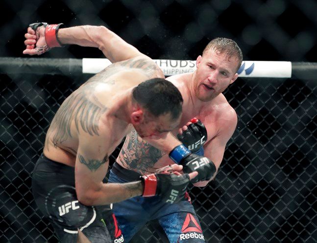 [UFC 249] 저스틴 게이치가 토니 퍼거슨을 TKO로 꺾었다. ⓒ 뉴시스