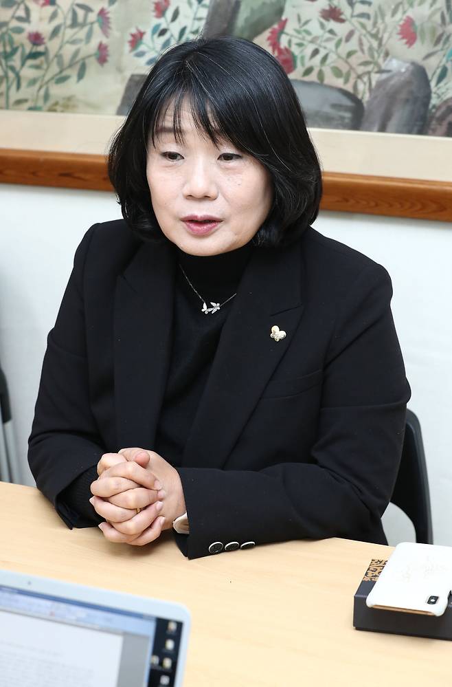 정의기억연대 이사장을 지낸 윤미향 더불어시민당 비례대표 당선인. 연합뉴스