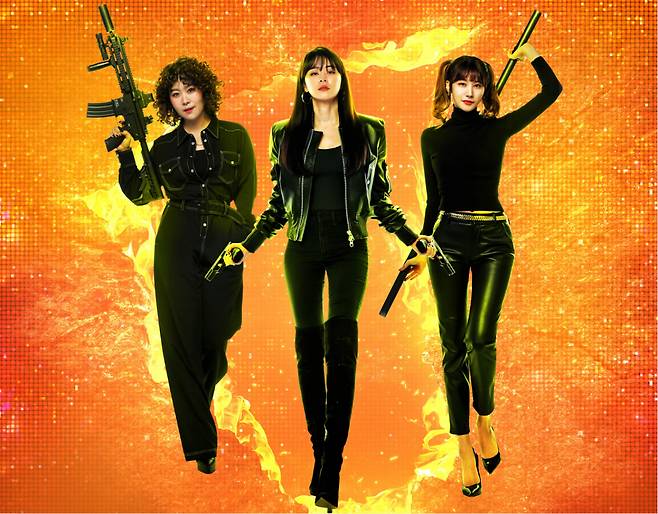 SBS 월화드라마 <굿 캐스팅>은 비혼과 기혼, 자녀의 유무 등 다양한 차이를 떠나 똘똘 뭉쳐 위력을 보여주는 국정원 여성 요원 3인을 중심에 세운다. SBS 제공