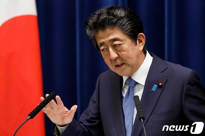 아베 신조 일본 총리 <자료사진>. © AFP=뉴스1