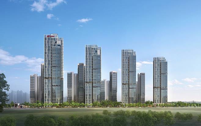 힐스테이트 레이크 송도 3차 투시도.© 뉴스1