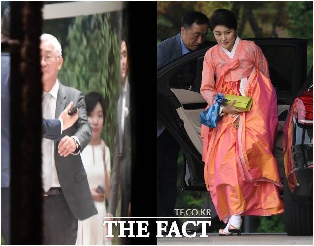 아모레퍼시픽 서경배 회장과 부인 신유경 씨.