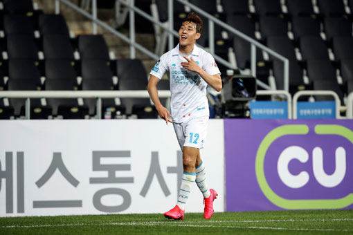 포항 송민규. 사진제공 | 한국프로축구연맹